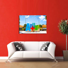 Load image into Gallery viewer, Aruba tourism colorful welcome sign