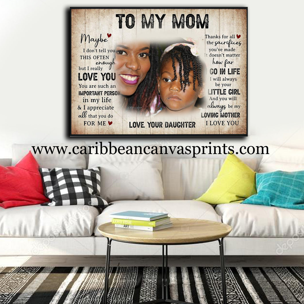 Mother's Day Gift Canvas